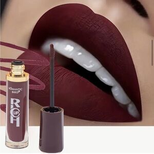 Deep Burgundy Lipstick